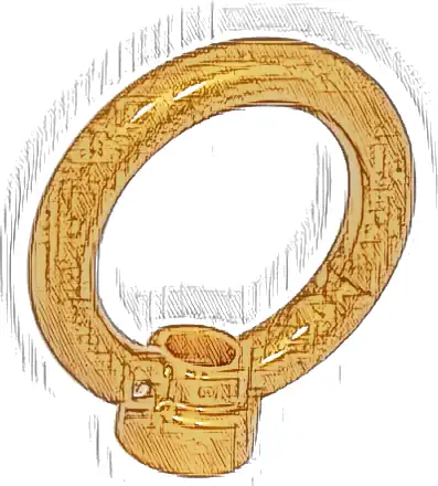 Ring 3 x 3 with Stud Holder