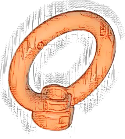 Ring 3 x 3 with Stud Holder