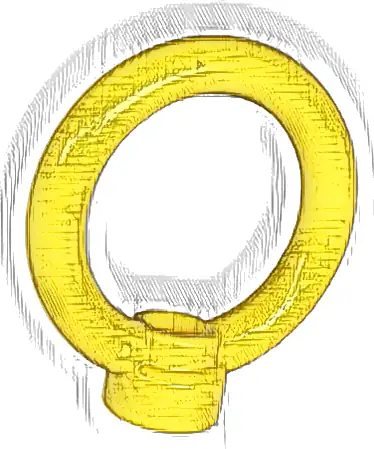 Ring 3 x 3 with Stud Holder