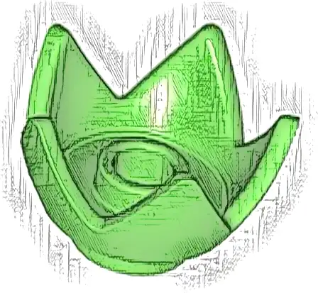 Minifigure, Headgear Crown Eggshell with 5 Points and Center Stud