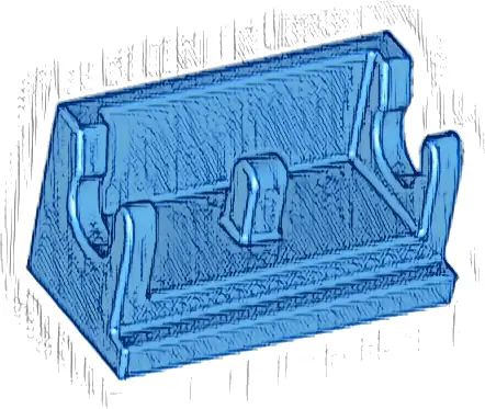 Hinge Brick 1 x 2 Base
