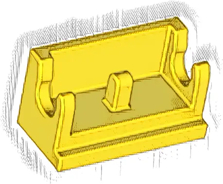 Hinge Brick 1 x 2 Base