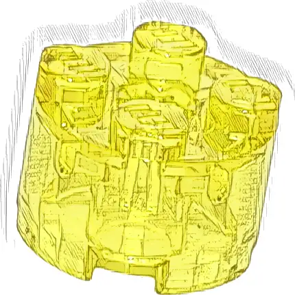 Brick, Round 2 x 2 with Axle Hole