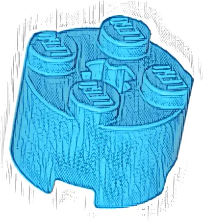 Brick, Round 2 x 2 with Axle Hole