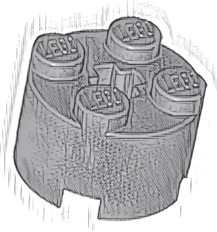 Brick, Round 2 x 2 with Axle Hole