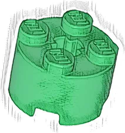 Brick, Round 2 x 2 with Axle Hole