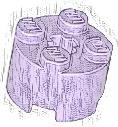 Brick, Round 2 x 2 with Axle Hole