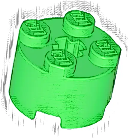 Brick, Round 2 x 2 with Axle Hole