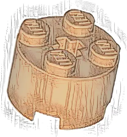 Brick, Round 2 x 2 with Axle Hole