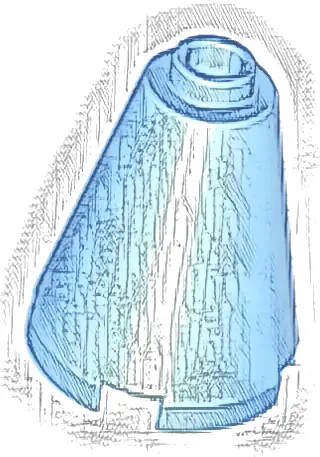 Cone 2 x 2 x 2 - Open Stud