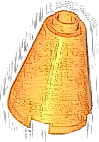 Cone 2 x 2 x 2 - Open Stud