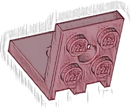 Bracket 2 x 2 - 2 x 2 with 2 Holes