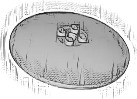 Dish 8 x 8 Inverted (Radar) - Solid Studs