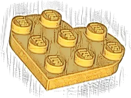 Plate, Round 3 x 3 Heart