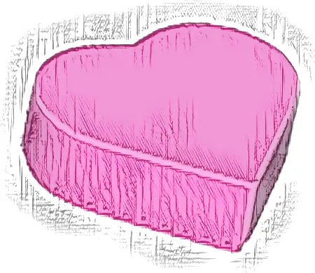 Tile, Round 1 x 1 Heart