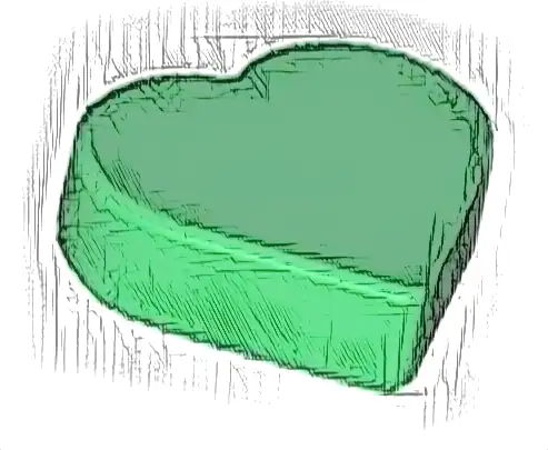 Tile, Round 1 x 1 Heart