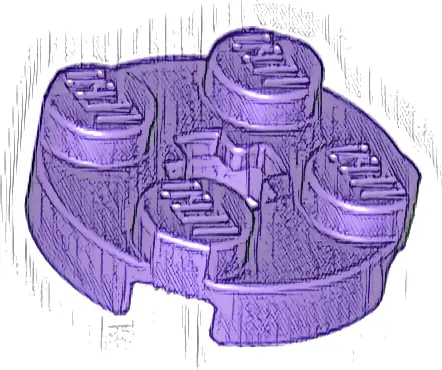 Plate, Round 2 x 2 with Axle Hole