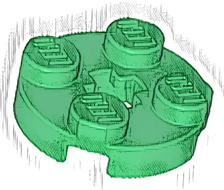 Plate, Round 2 x 2 with Axle Hole