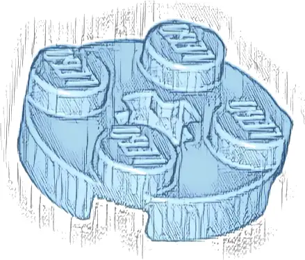 Plate, Round 2 x 2 with Axle Hole