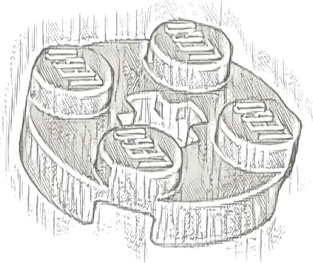 Plate, Round 2 x 2 with Axle Hole