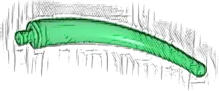 Dinosaur Tail End Section / Horn