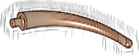 Dinosaur Tail End Section / Horn