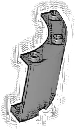 Cylinder Quarter 4 x 4 x 3