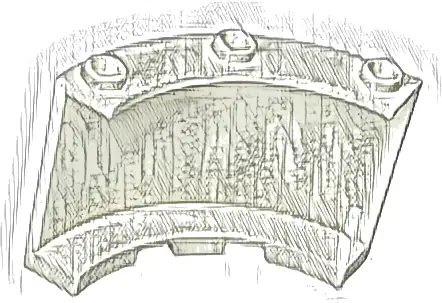 Cylinder Quarter 4 x 4 x 3