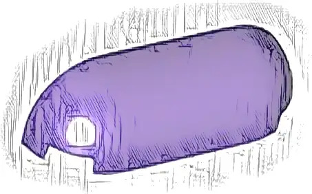 Slope, Curved 1 x 4 with Rounded Ends