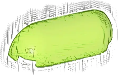 Slope, Curved 1 x 4 with Rounded Ends