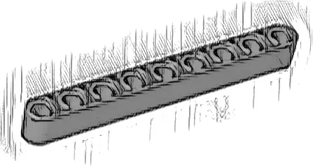Technic, Liftarm Thick 1 x 9
