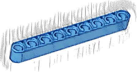 Technic, Liftarm Thick 1 x 9