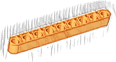 Technic, Liftarm Thick 1 x 9