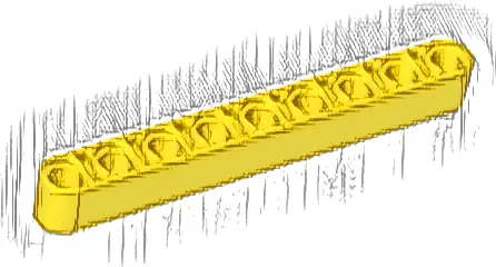 Technic, Liftarm Thick 1 x 9