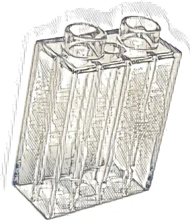 Duplo, Brick 1 x 2 x 2