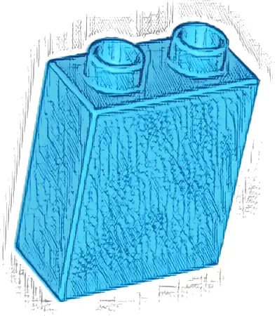 Duplo, Brick 1 x 2 x 2