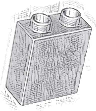 Duplo, Brick 1 x 2 x 2