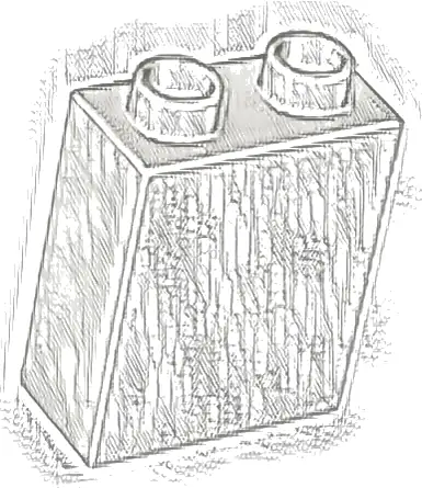 Duplo, Brick 1 x 2 x 2