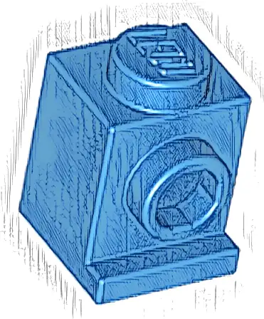 Brick, Modified 1 x 1 with Headlight