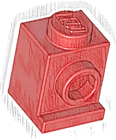 Brick, Modified 1 x 1 with Headlight