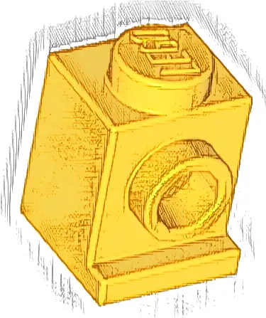 Brick, Modified 1 x 1 with Headlight