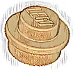 Część LEGO® 4073 Płytka, Okrągła 1 x 1
