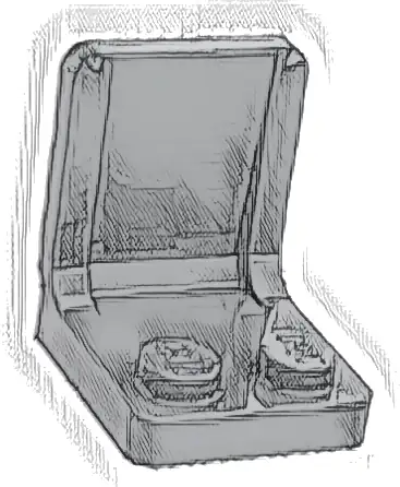 Minifigure, Utensil Seat / Chair 2 x 2