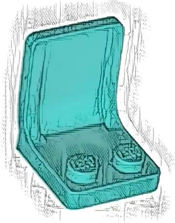 Minifigure, Utensil Seat / Chair 2 x 2