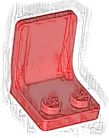 Minifigure, Utensil Seat / Chair 2 x 2