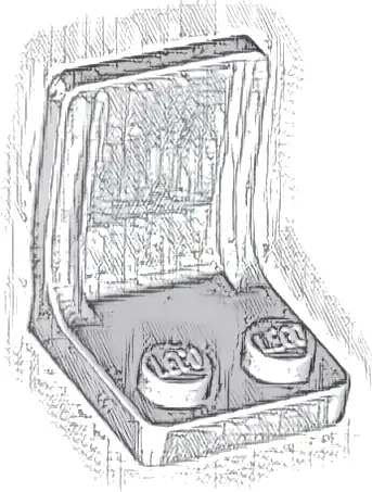 Minifigure, Utensil Seat / Chair 2 x 2