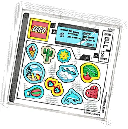 Sticker Sheet for Set 40817 - (10111565/6529372)
