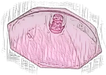 Minifigure, Utensil Umbrella Top with No Bottom Flaps, 6 x 6 with Top Stud