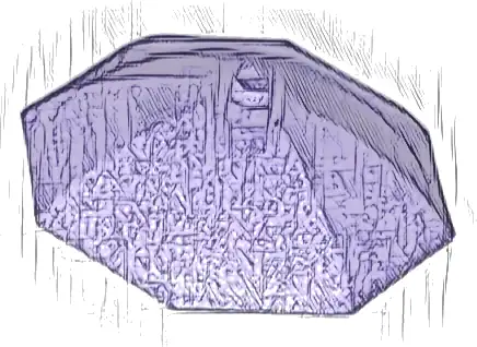 Minifigure, Utensil Umbrella Top with No Bottom Flaps, 6 x 6 with Top Stud