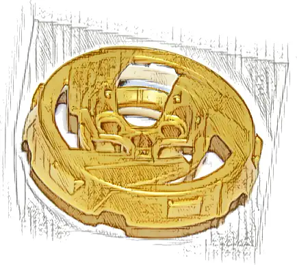 Wheel Cover 3 Mag Spoke with 4 Pin Holes